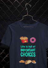 Load image into Gallery viewer, Sweet Choices Mens Half Sleeves T-shirt- KidsFashionVilla

