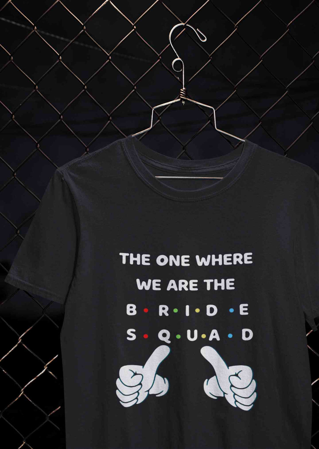 Bride Squad Mens Half Sleeves T-shirt- KidsFashionVilla