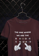 Load image into Gallery viewer, Bride Squad Women Half Sleeves T-shirt- KidsFashionVilla
