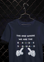 Load image into Gallery viewer, Bride Squad Women Half Sleeves T-shirt- KidsFashionVilla
