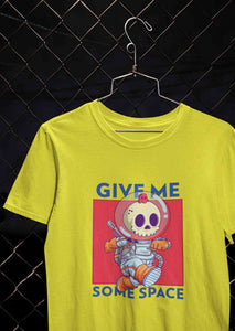 Give Me Some Space Women Half Sleeves T-shirt- KidsFashionVilla
