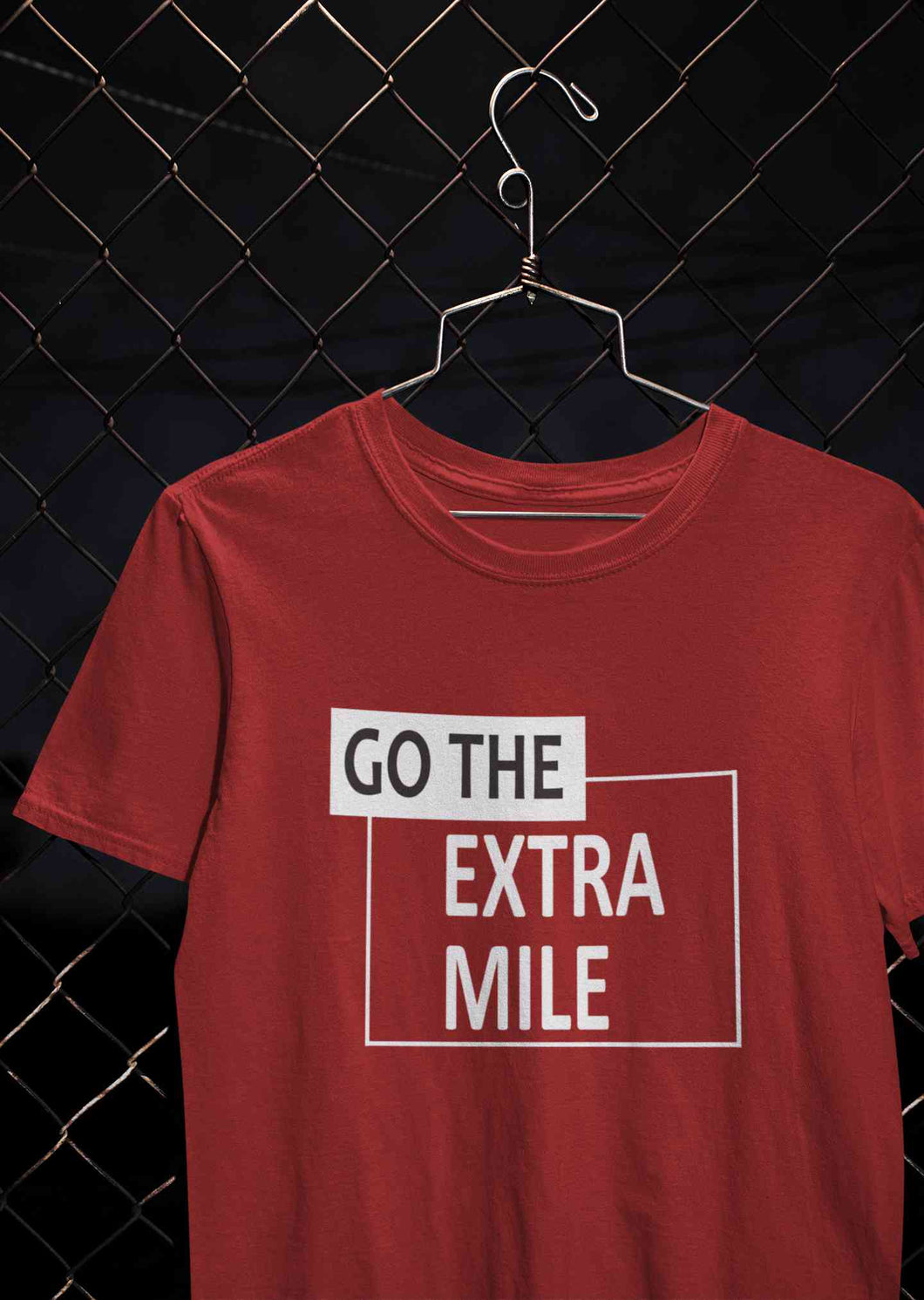 Go The Extra Mile Mens Half Sleeves T-shirt- KidsFashionVilla