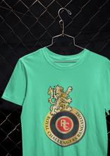 Load image into Gallery viewer, Rcb Logo Women Half Sleeves T-shirt- KidsFashionVilla
