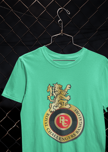Rcb Logo Women Half Sleeves T-shirt- KidsFashionVilla
