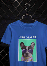 Load image into Gallery viewer, Cute Pug Hug Dealer Women Half Sleeves T-shirt- KidsFashionVilla
