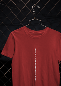 I Want You To Know That I Am All Yours Quotes Women Half Sleeves T-shirt- KidsFashionVilla