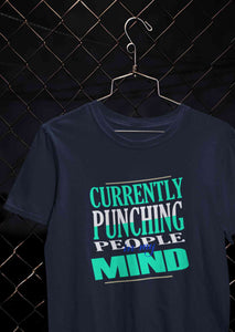 Punching People Mens Half Sleeves T-shirt- KidsFashionVilla