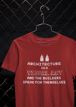 Load image into Gallery viewer, Architecture Visual Art Architect Profession Women Half Sleeves T-shirt- KidsFashionVilla

