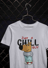Load image into Gallery viewer, Just A Chill Guy Mens Half Sleeves T-shirt- KidsFashionVilla
