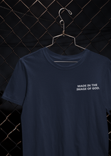 Load image into Gallery viewer, Made In The Image Of God Women Half Sleeves T-shirt- KidsFashionVilla
