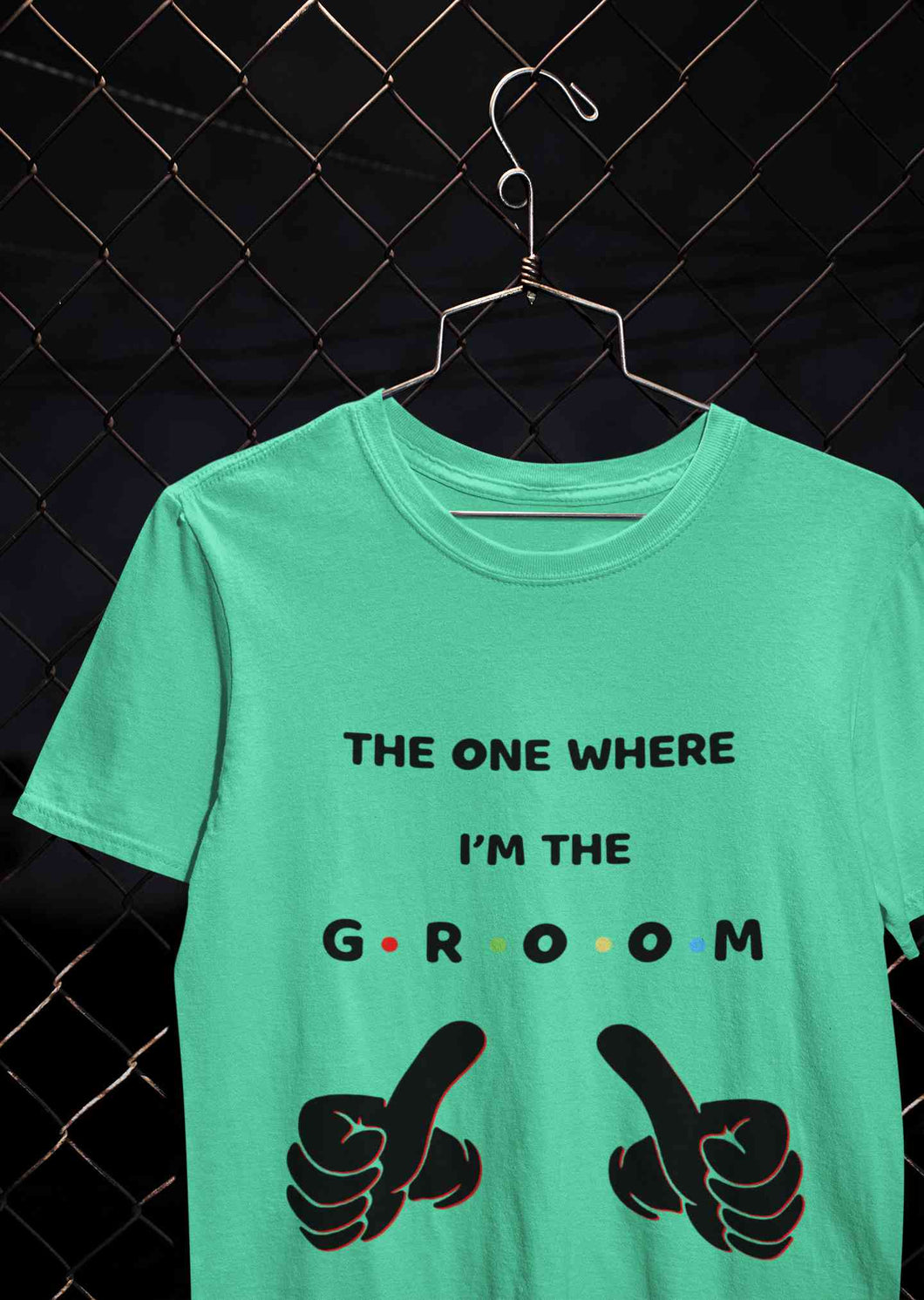 I Am The Groom Mens Half Sleeves T-shirt- KidsFashionVilla