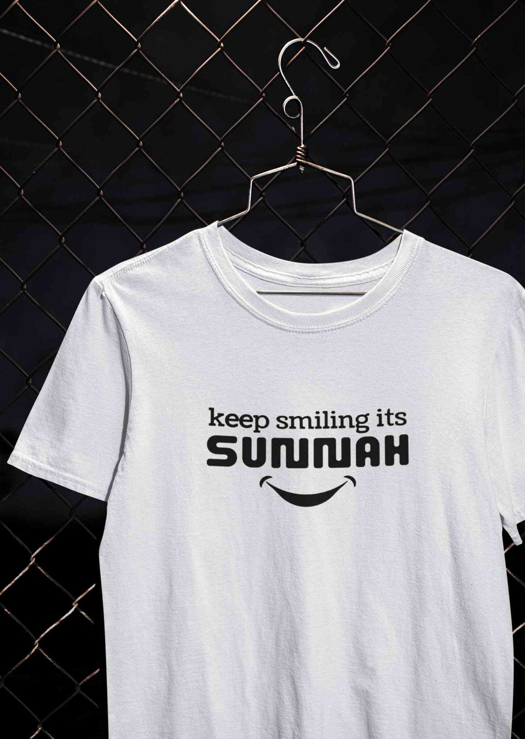 Keep Smiling Its Sunnah Mens Half Sleeves T-shirt- KidsFashionVilla
