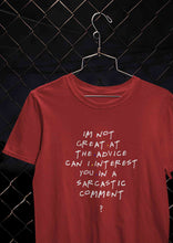 Load image into Gallery viewer, F.R.I.E.N.D.S Sarcastic Comment Chandler Women Half Sleeves T-shirt- KidsFashionVilla
