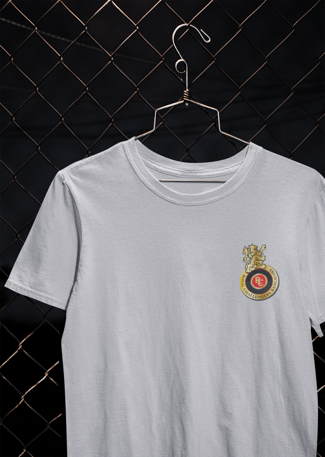 Rcb Logo Side Pocket Women Half Sleeves T-shirt- KidsFashionVilla