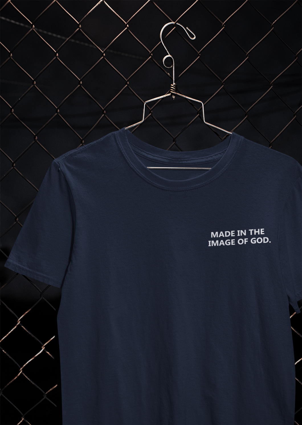 Made In The Image Of God Mens Half Sleeves T-shirt- KidsFashionVilla