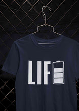 Load image into Gallery viewer, Life Mens Half Sleeves T-shirt- KidsFashionVilla
