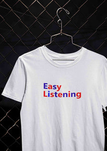 Easy Listening Women Half Sleeves T-shirt- KidsFashionVilla