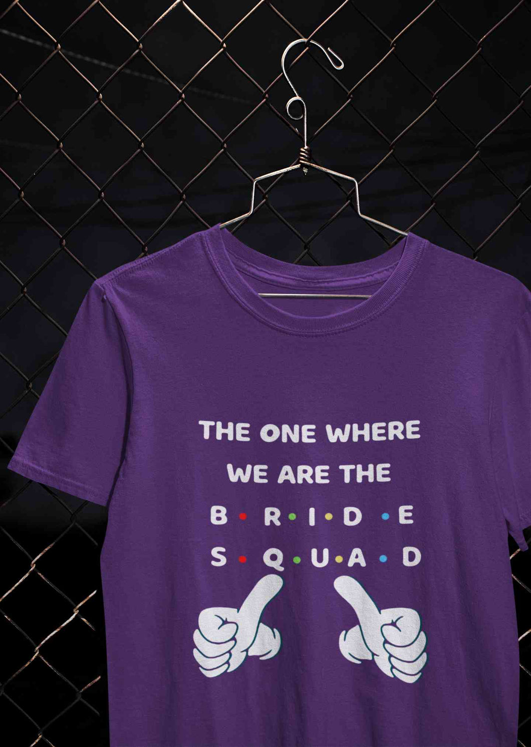 Bride Squad Women Half Sleeves T-shirt- KidsFashionVilla