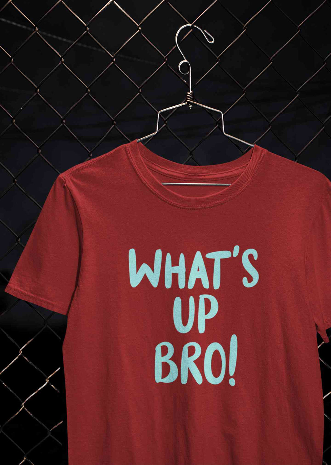 Whats Up Bro  Mens Half Sleeves T-shirt- KidsFashionVilla