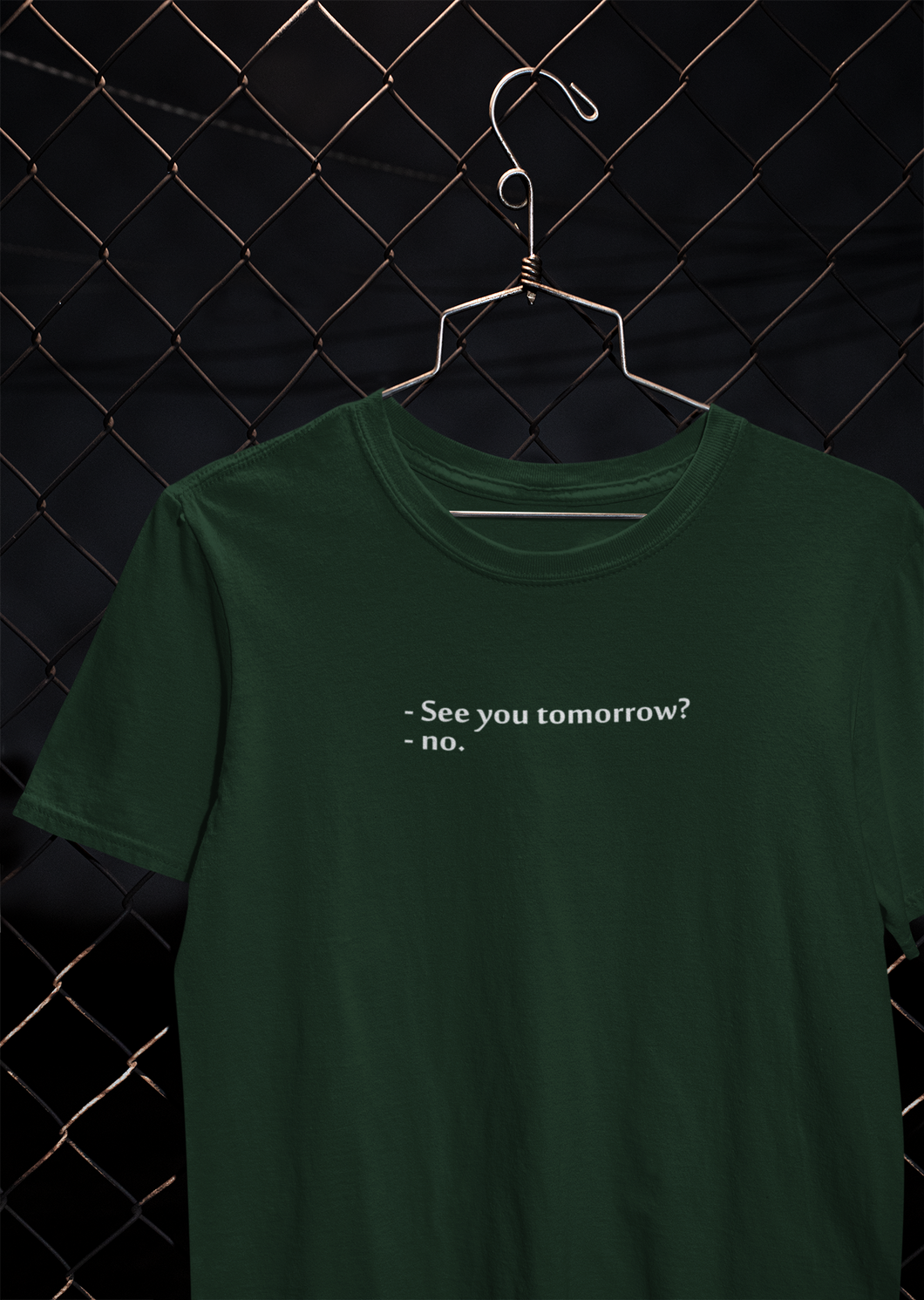 See You Tomorrow Quotes Women Half Sleeves T-shirt- KidsFashionVilla
