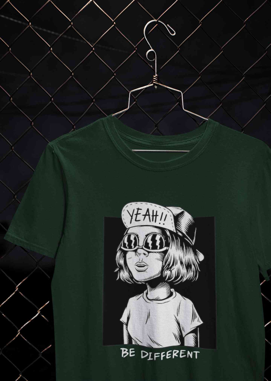 Be Different Women Half Sleeves T-shirt- KidsFashionVilla