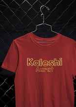 Load image into Gallery viewer, Calm Aadmi Kaleshi Aurat Lovey Dovey Couple Half Sleeves T-Shirts -KidsFashionVilla
