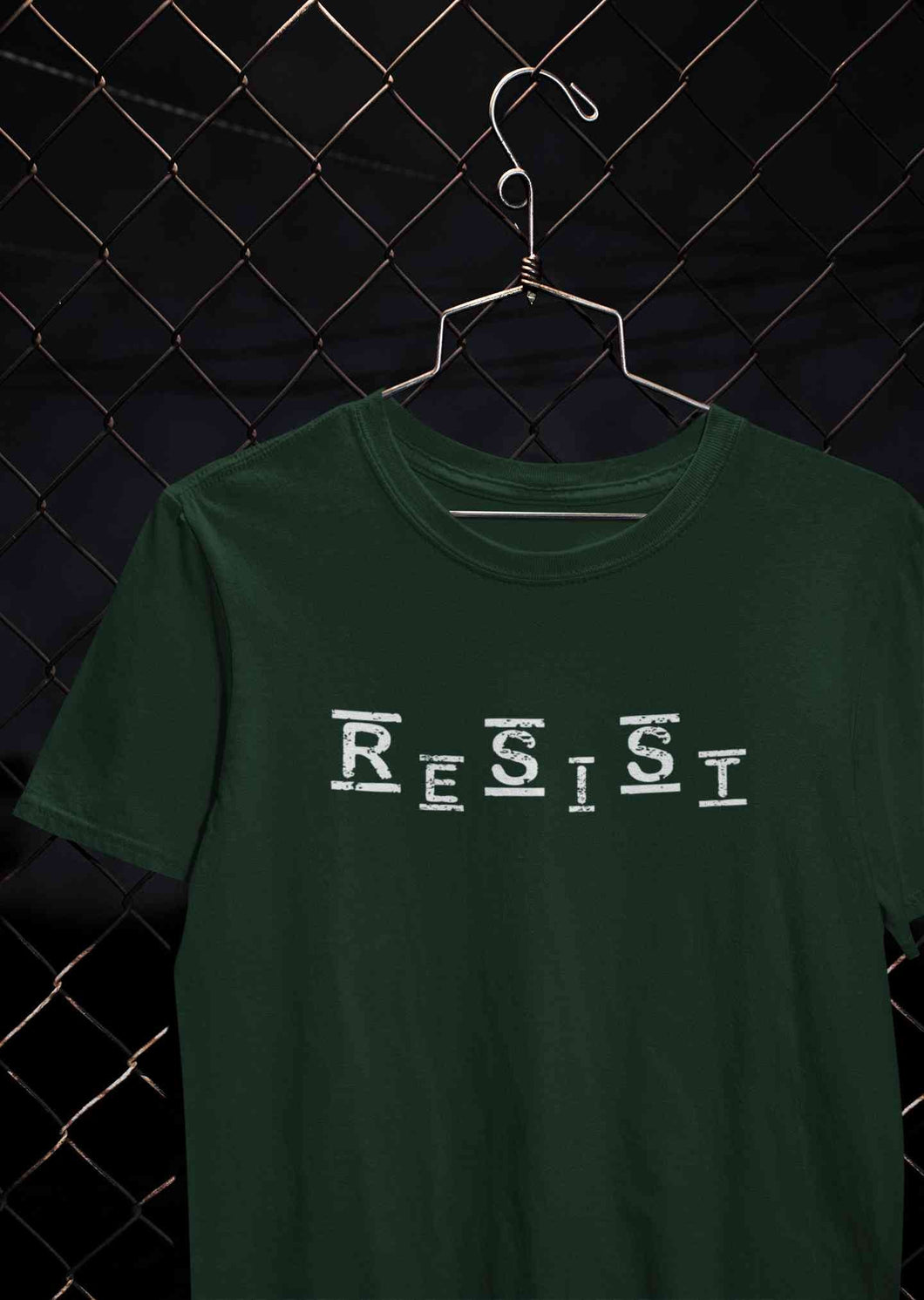 Resist Mens Half Sleeves T-shirt- KidsFashionVilla