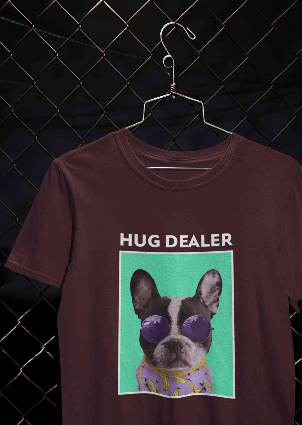 Cute Pug Hug Dealer Women Half Sleeves T-shirt- KidsFashionVilla