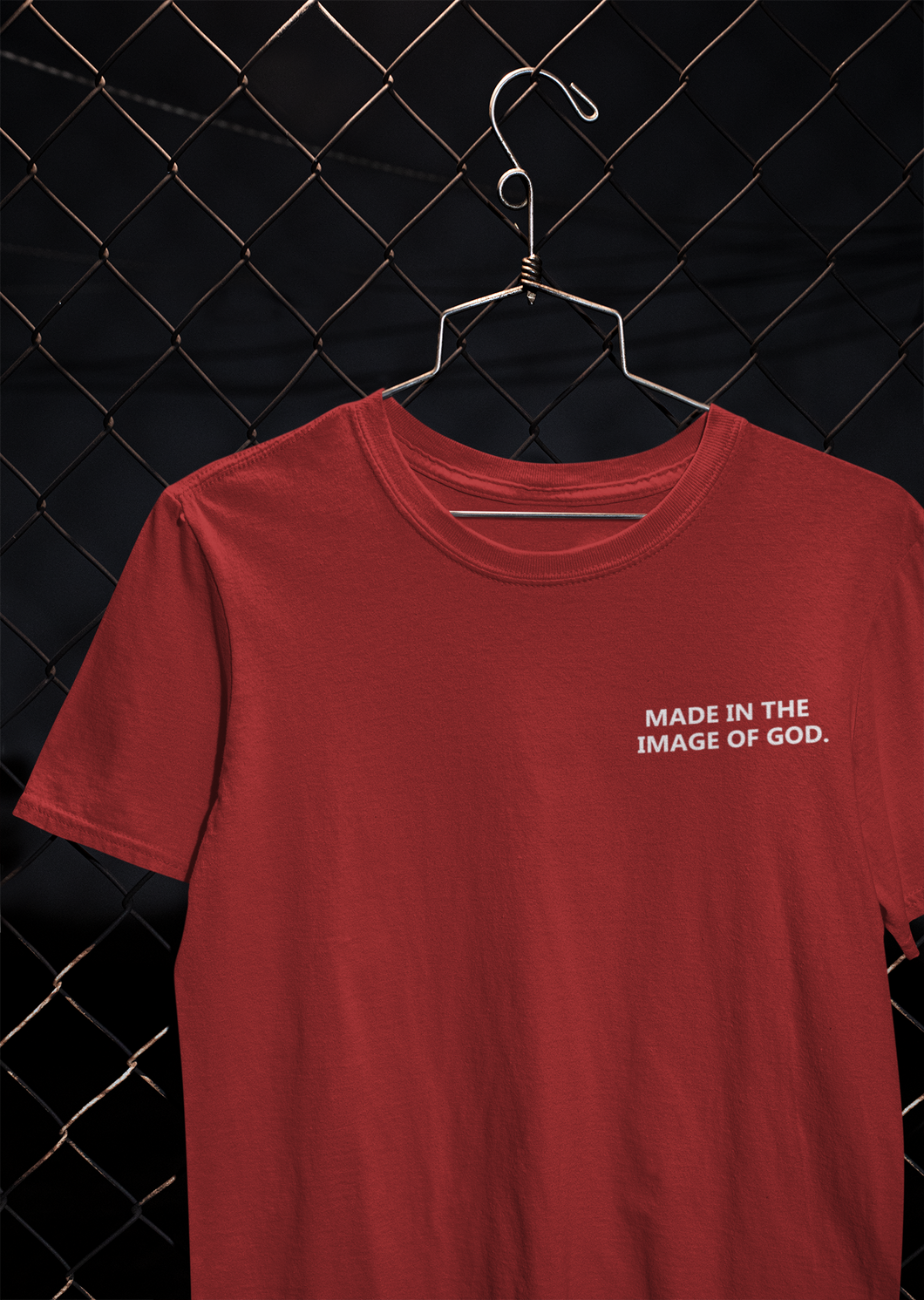 Made In The Image Of God Mens Half Sleeves T-shirt- KidsFashionVilla