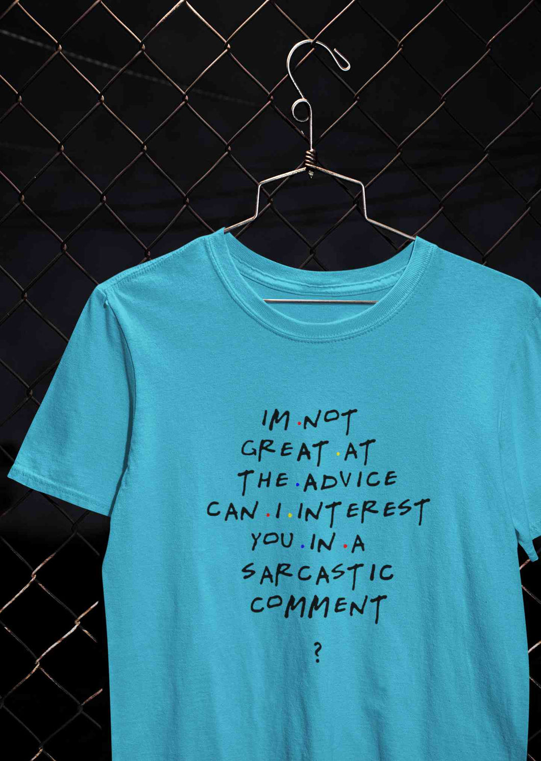 F.R.I.E.N.D.S Sarcastic Comment Chandler Women Half Sleeves T-shirt- KidsFashionVilla