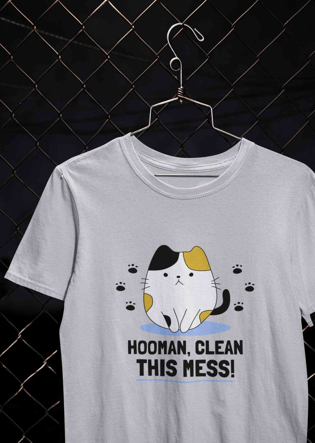 Human Clean This Mess Funny Women Half Sleeves T-shirt- KidsFashionVilla