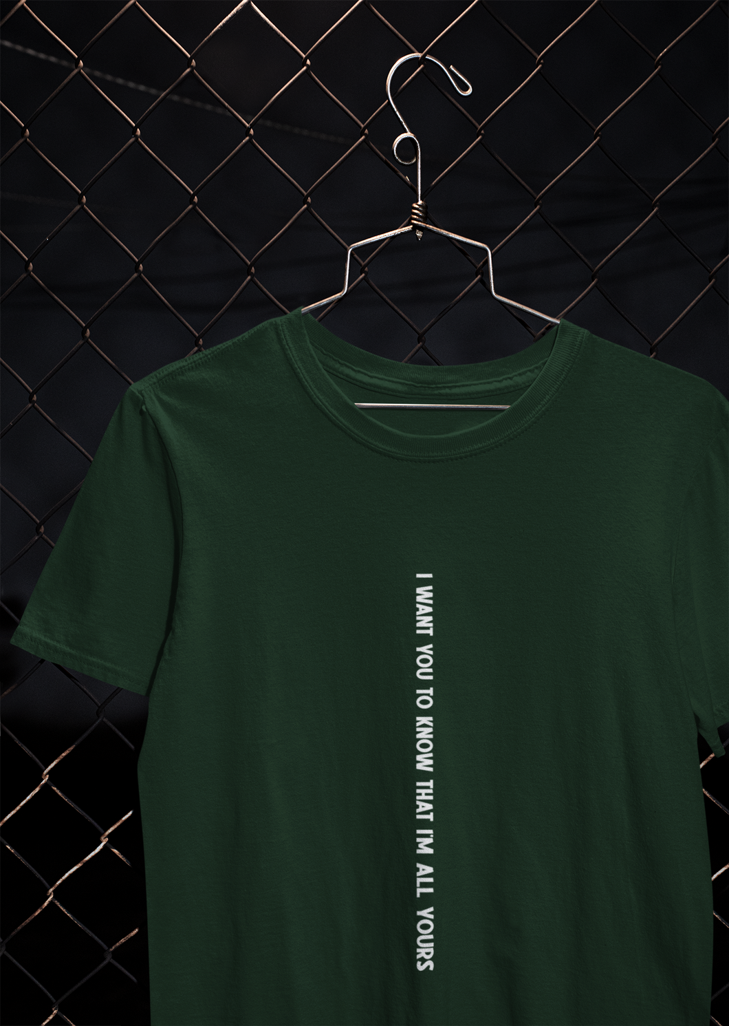 I Want You To Know That I Am All Yours Quotes Mens Half Sleeves T-shirt- KidsFashionVilla