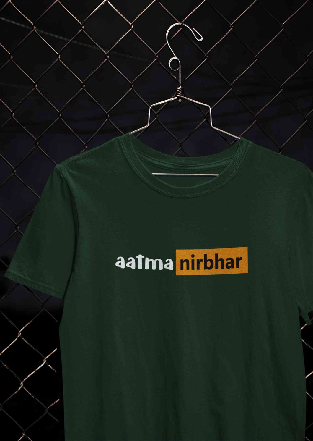 Aatmanirbhar  Women Half Sleeves T-shirt- KidsFashionVilla