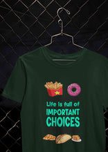 Load image into Gallery viewer, Sweet Choices Mens Half Sleeves T-shirt- KidsFashionVilla
