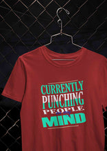 Load image into Gallery viewer, Punching People Mens Half Sleeves T-shirt- KidsFashionVilla
