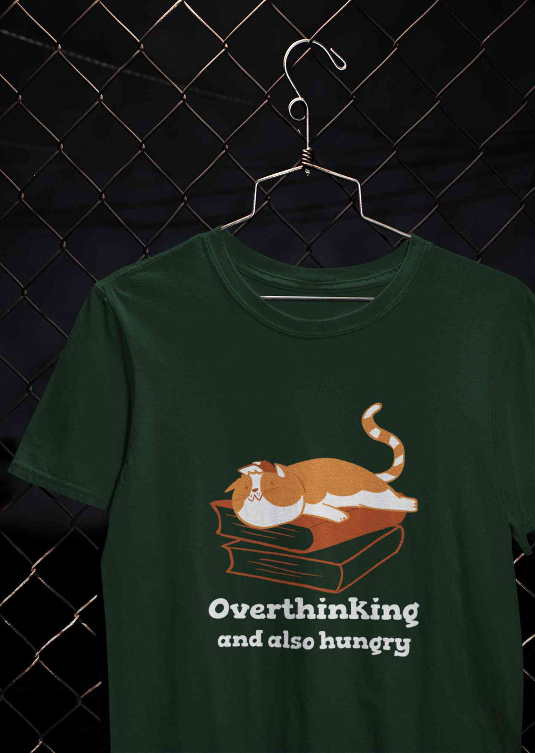 Overthinking And Also Hungry Women Half Sleeves T-shirt- KidsFashionVilla