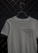 Load image into Gallery viewer, I Like This Place Quotes Women Half Sleeves T-shirt- KidsFashionVilla
