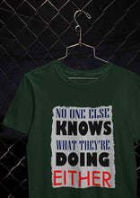 Load image into Gallery viewer, No One Knows Mens Half Sleeves T-shirt- KidsFashionVilla
