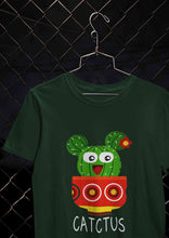 Load image into Gallery viewer, Catctus Women Half Sleeves T-shirt- KidsFashionVilla
