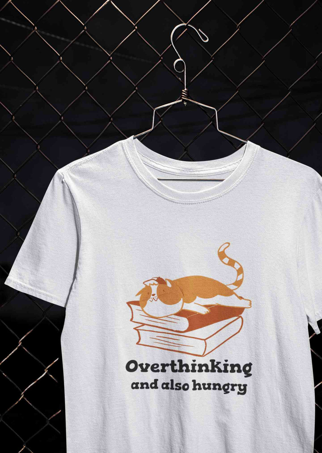 Overthinking And Also Hungry Women Half Sleeves T-shirt- KidsFashionVilla