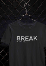 Load image into Gallery viewer, Break No Rules Mens Half Sleeves T-shirt- KidsFashionVilla
