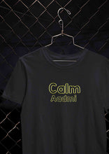 Load image into Gallery viewer, Calm Aadmi Kaleshi Aurat Lovey Dovey Couple Half Sleeves T-Shirts -KidsFashionVilla
