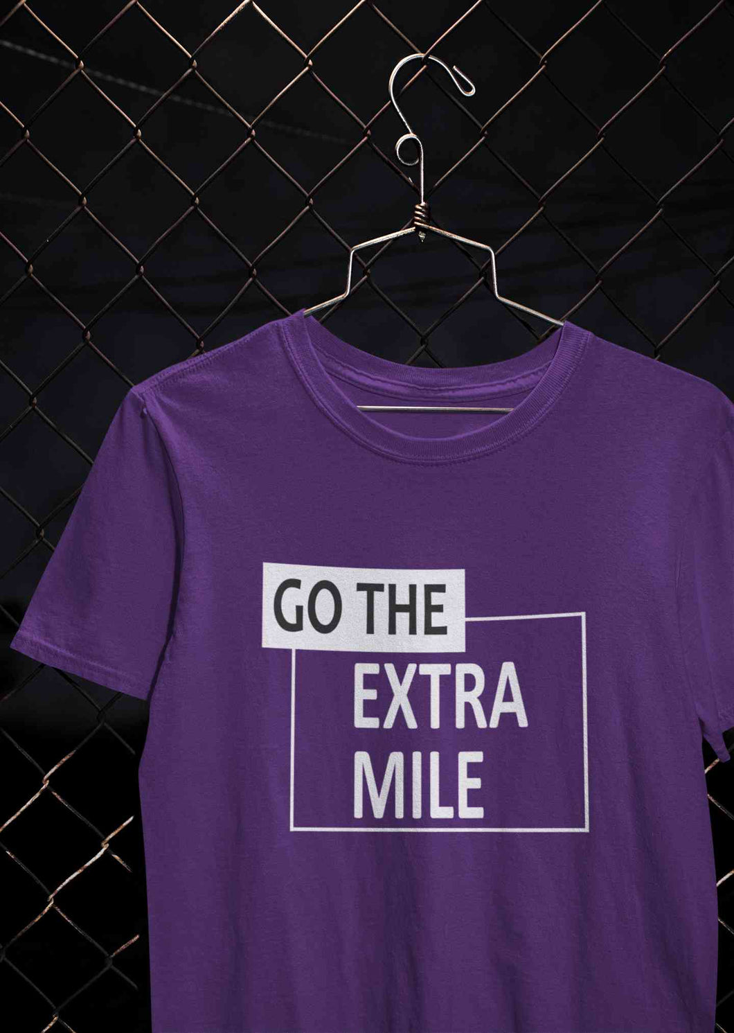 Go The Extra Mile Mens Half Sleeves T-shirt- KidsFashionVilla