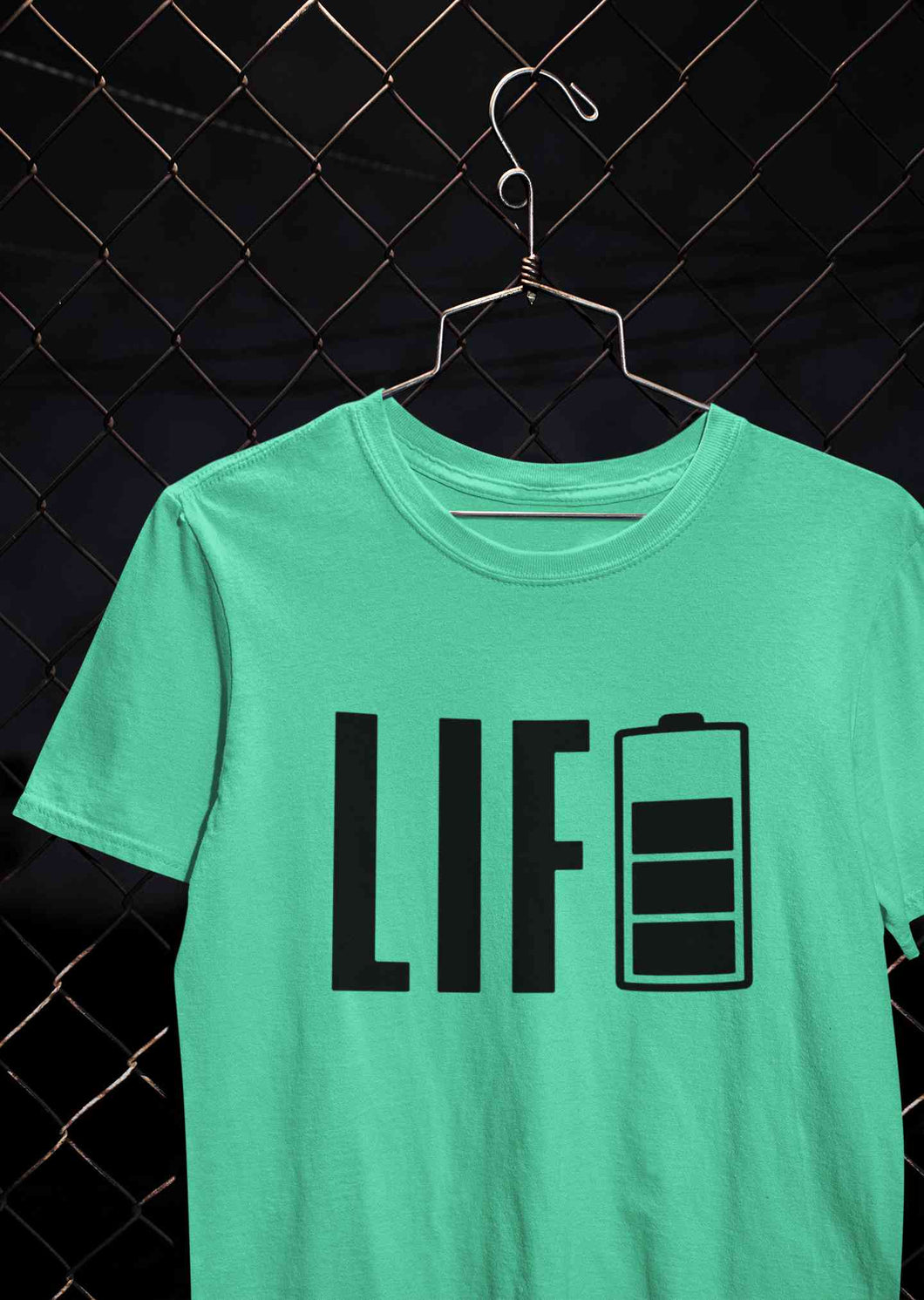 Life Mens Half Sleeves T-shirt- KidsFashionVilla
