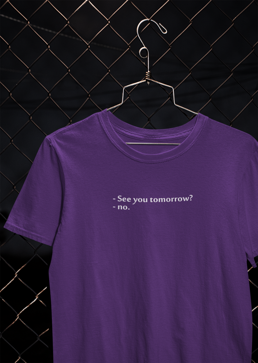 See You Tomorrow Quotes Women Half Sleeves T-shirt- KidsFashionVilla