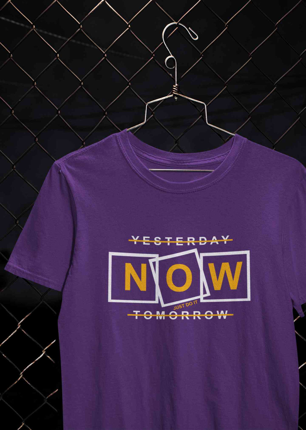 Just Do It Mens Half Sleeves T-shirt- KidsFashionVilla