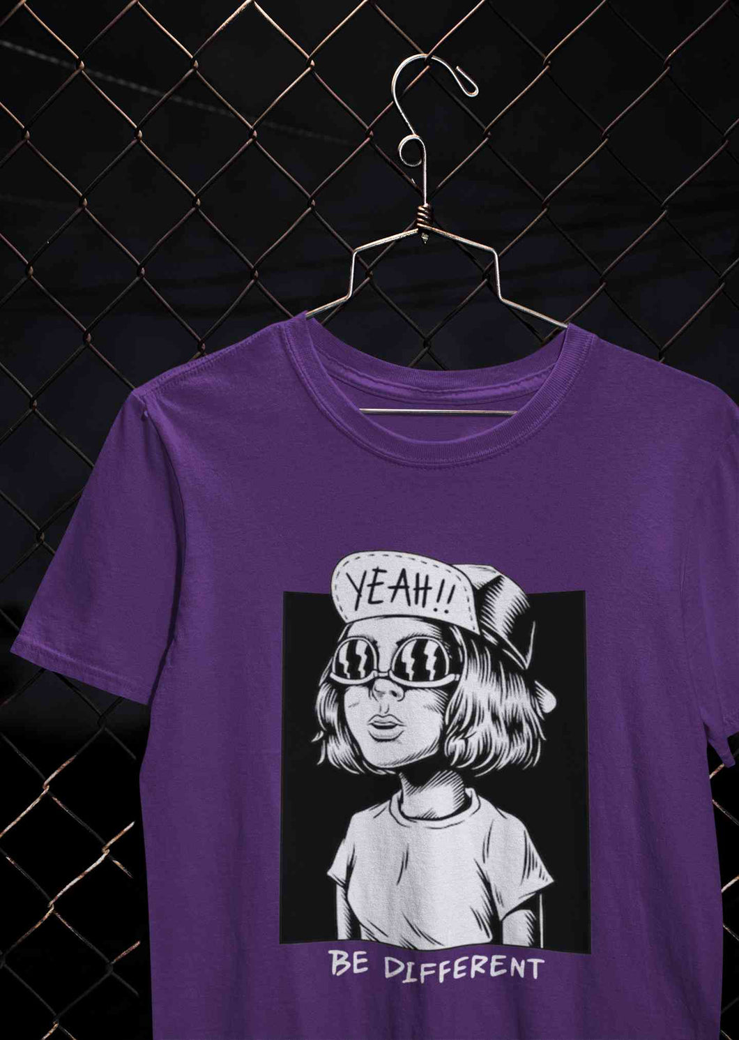 Be Different Women Half Sleeves T-shirt- KidsFashionVilla