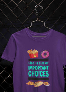 Sweet Choices Mens Half Sleeves T-shirt- KidsFashionVilla