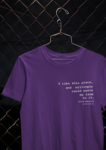 I Like This Place Quotes Women Half Sleeves T-shirt- KidsFashionVilla