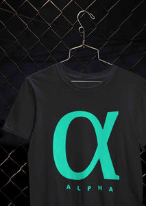 Alpha Mens Half Sleeves T-shirt- KidsFashionVilla
